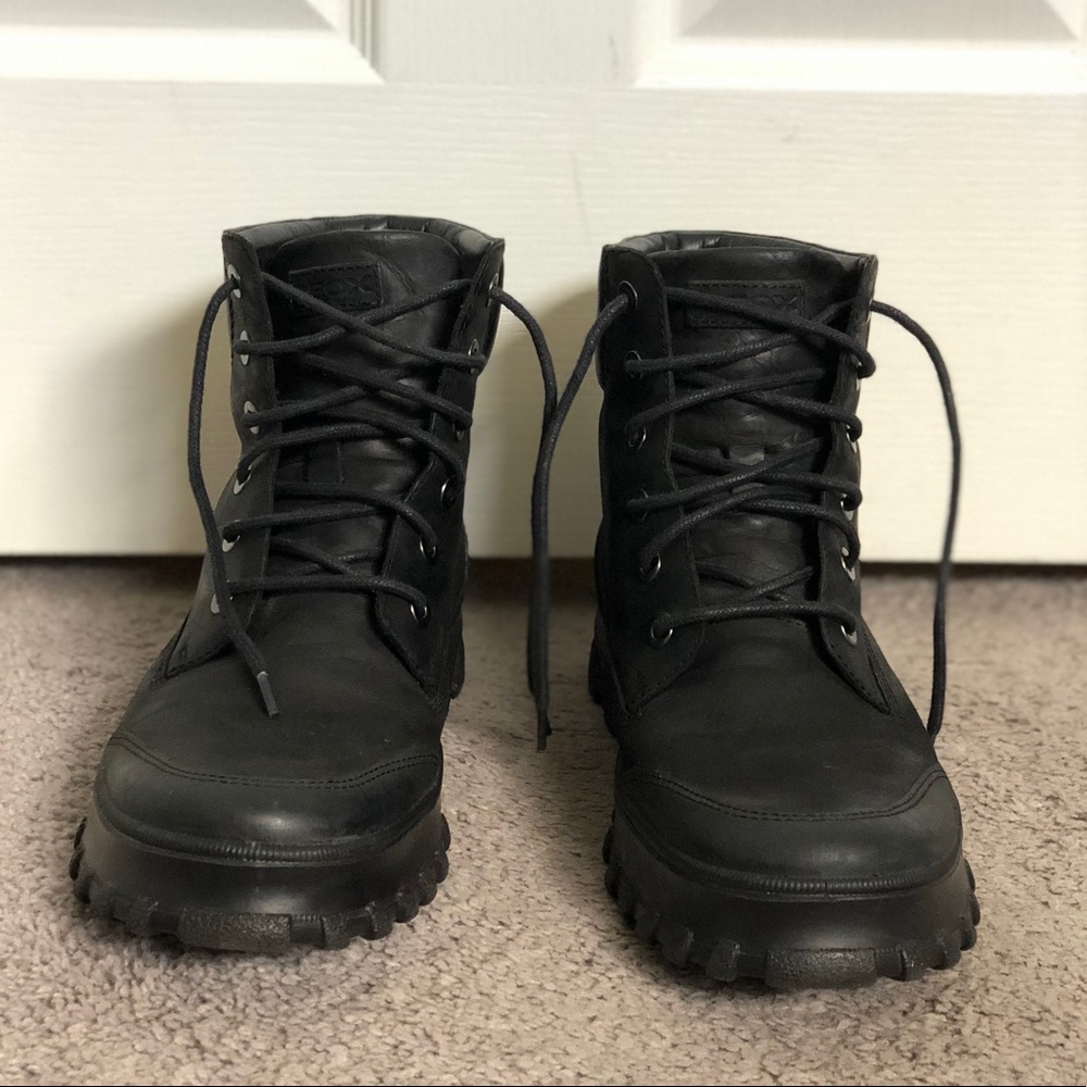 GEOX ANKLE LACE-UP BOOTS MEN